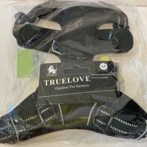 Truelove Harness Soft Mesh Outdoor Black Dog Walking Training Adventure - £19.41 GBP