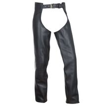 Cooper Black Leather Assless Chaps - $80.00