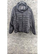 Black Hawke &amp; Co. Men&#39;s Grey PACKABLE Quilted Down Puffer Jacket Size L - $49.98
