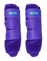 Horse Sports Medicine Front Back Leg Splint Bell Boots Glitter 4184 - $54.44+