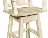 Montana Woodworks Homestead Collection Captain&#39;s Barstool, Ready to Finish - $624.99