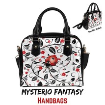 Ladybug Plant Artistic Inspired PU Leather Shoulder Bag. - £107.91 GBP