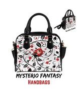 Ladybug Plant Artistic Inspired PU Leather Shoulder Bag. - $135.00