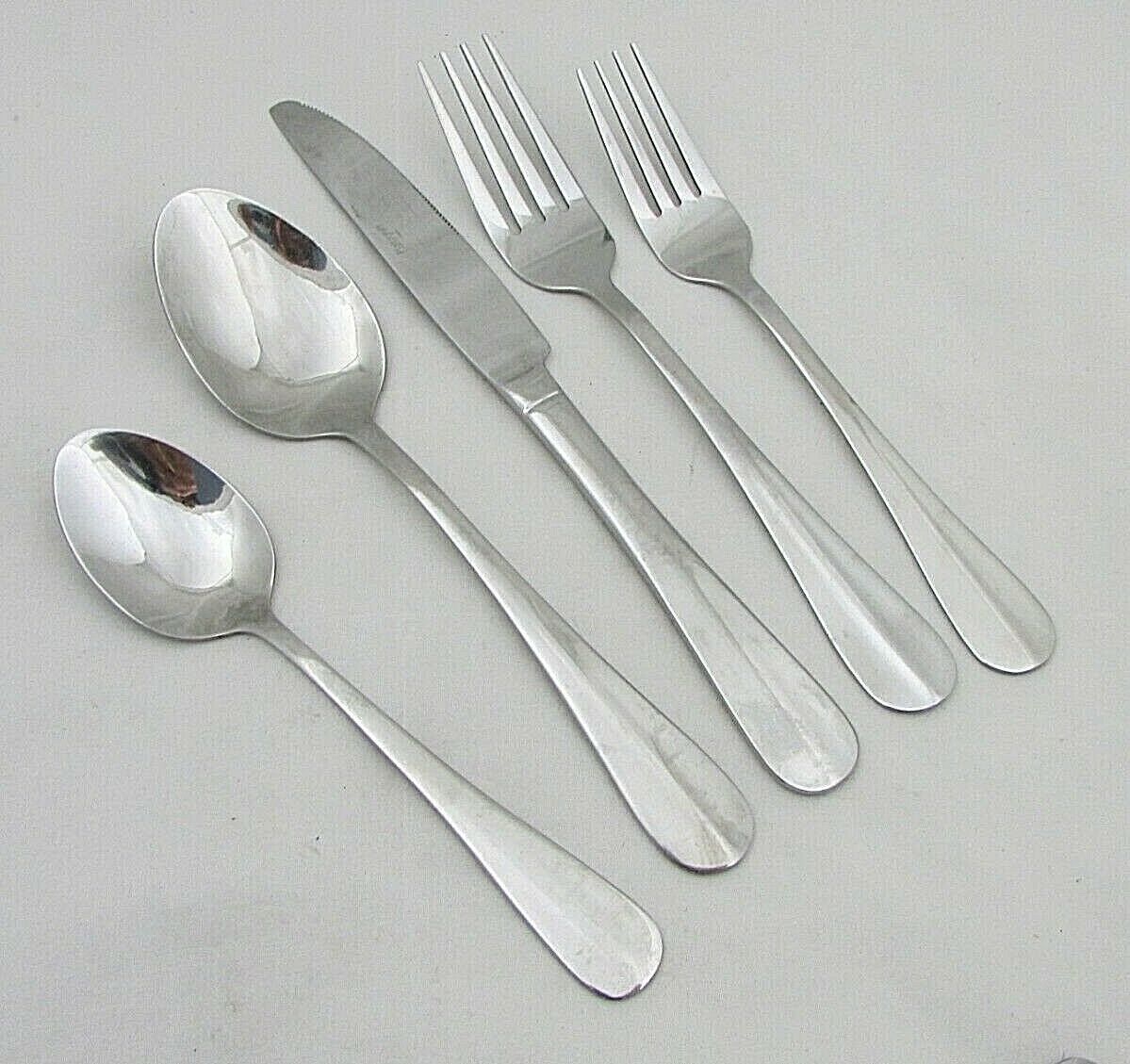 Primary image for Pfaltzgraff Baguette 18/10 Stainless Flatware Lot 41 pieces