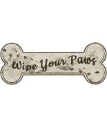 Wipe Your Paws Novelty Bone Magnet B-030 - £11.15 GBP