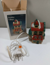 5 inch traditions holiday village light up royal cafe works great - £7.78 GBP