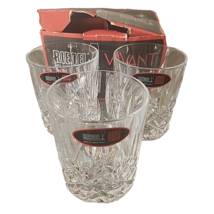 3 Riedel Vivant Double Old Fashioned Cocktail Glasses Whiskey Crystal Italy - $43.93