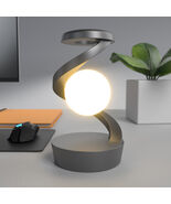 Rotating Moon Desk Lamp With Wireless Phone Fast Charger Stand Charging ... - $54.99+
