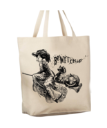 Bewitched Dogs, 12 oz Tote Bag Reusable Grocery Shopping Cotton Canvas Bag - $165.35 MXN