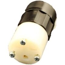 Leviton 5669-C 15 Amp, 250 Volt, Connector, Straight Blade, Grounding, - $36.17 CAD