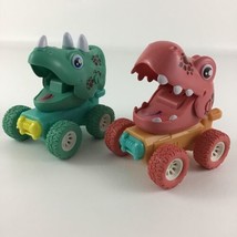 Baby Dinosaur Press N Go Friction Cars Lights Music Sounds Dino Racers Vehicles - £21.32 GBP