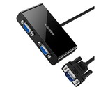 UGREEN VGA Splitter 1 in 2 Out Screen Duplication Support Mirror Mode On... - $42.99