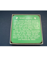 Irish coffee recipe coaster set  of six Irish heritage collection by Pim... - $19.75