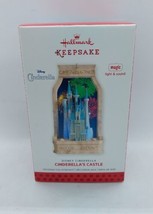 &quot;Cinderella&#39;s Castle&quot; Disney Hallmark Keepsake Ornament Magic Light Soun... - £47.47 GBP