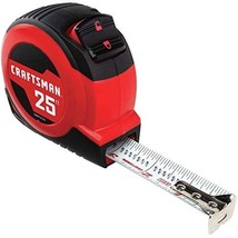 CRAFTSMAN Tape Measure, Self-Lock, 25-Foot (CMHT37225S) - $23.75