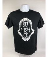 Lot of 2 Mens T-shirt / Tank Top Mens Size Medium Great White Shark Jaws... - $12.99