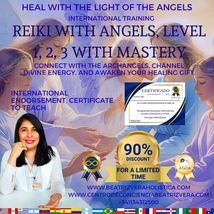 Personal process with Reiki with Angels, level 1, 2, 3 with mastery - $33.33