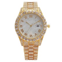 Iced out Presidential watch baguettes  settings high quality unisex hip hop - $19.34