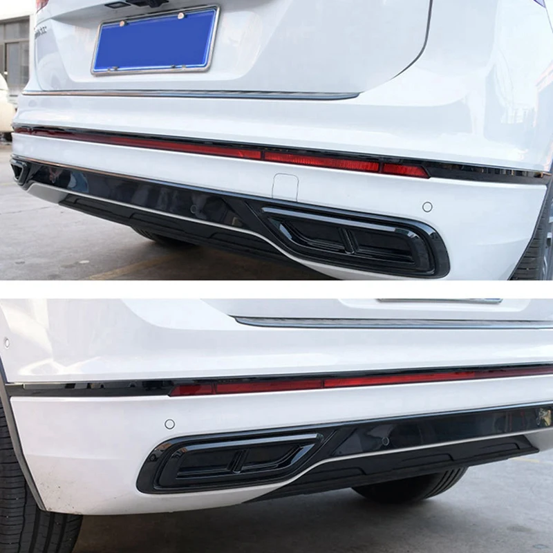 Rear Bumper Trim Exterior Mouldings For VW Tiguan L 2022 2023 Auto Accessories - £35.49 GBP