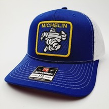 Richardson 112 Trucker Michelin Man Embroidered Patch Cap Hat Snapback Mesh - $24.74