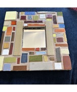 Cut Glass Malma Southwest Decor Square Vintage IKEA Mirror - $763.88 MXN