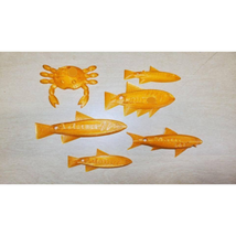 Custom 5&quot; Diving Dive Sticks Fish Shape Personal &amp; Business Your Names - £18.56 GBP