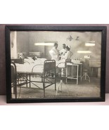Black and White Enlarged Photo Reproduction of Obstetrical Room Berlin - £23.45 GBP