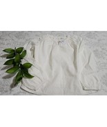 NEW! GAP WHITE EYELET TOP! GIRLS SZ M - $357.32 MXN