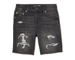 Wonder Nation Boys Rip and Repair Denim Shorts, Grey Wash Size 12 - $21.77