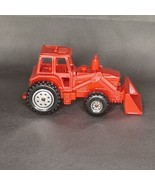 1991 Hot Wheels Tractor/Power Plower #145 Farming Vehicle Equipment Red  - $16.83 CAD