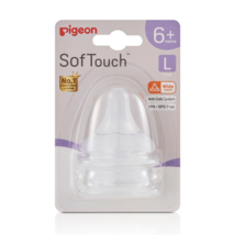 Pigeon SofTouch Teat L 2 Pack - £68.89 GBP