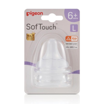 Pigeon SofTouch Teat L 2 Pack - $1,644.56 MXN