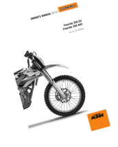 KTM 2014 - FREERIDE 350 - OWNERS MANUAL USER GUIDE - $49.99