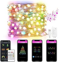 Fairy String Lights Smart-32.8Ft 66 Led-16 Million RGBHUB LED Light Color-Smart - £13.66 GBP