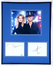 Tim McGraw &amp; Faith Hill Dual Signed Framed 16x20 Photo Display PSA/DNA - £237.10 GBP