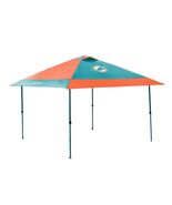 Miami Dolphins Canopy Tent Aqua Orange Pagoda NFL Tailgating 12&#39; X 12&#39; - $462.48 CAD