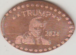 Donald Trump for 2024 President Elongated Lincoln Cent Buy now at smokejoe13 ... - £2.29 GBP