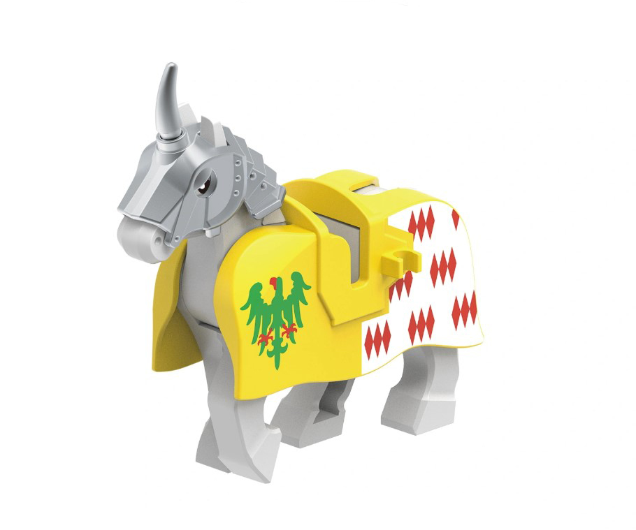 Thomas Montagu Knight War Horse Animal Custom Minifigures - $9.46