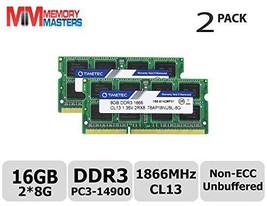 Memory Master Hynix IC 16GB Kit (2x8GB) DDR3L 1866MHz PC3-14900 Unbuffered Non-E - £72.89 GBP