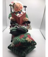 Vintage 1997 Annalee 16” Mrs.Claus Reading In Rocking Chair includes 2 p... - £38.72 GBP