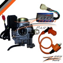 20mm GY6 50 50cc Carburetor Performance CDI Box Ignition coil Chinese Sc... - £34.79 GBP