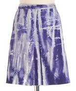 Elie Tahari HENA Front Pleat Printed Skirt in Grape Vine $268, Sz 12, Nwt! - €34,22 EUR