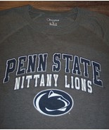 PENN STATE UNIVERSTIY Nittany Lions T-Shirt MENS SMALL Gray CHAMPION - $27.08 CAD