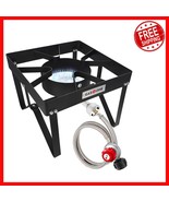 Durable Outdoor Cooker with Steel Braided Hose - Perfect for Tailgating - $1,262.77 MXN