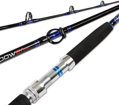 1Pc 2Pc Saltwater Offshore Trolling Rod Big Game Conventional Boat Fishing Pole - £74.45 GBP+