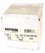 NIB SUPERIOR ABRASIVES 5X5/8-11 60 AO RESIN FIBRE DISCS PART #: 11779 (Q... - $36.95