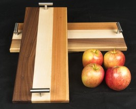 Multiple Styles: Walnut Cherry Maple Cheese/Charcuterie Board Meat Board Cutting - £47.16 GBP