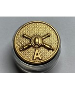 CIRCA 1926-1937, TYPE 2 COLLAR DISK, A COMPANY, COASTAL ARTILLERY, VINTAGE - $20.66 CAD