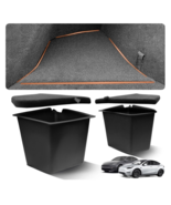 Tesla Model Y 2022-2024 5-Seater Trunk Storage Bins w/ Carpeted Lids - €51,45 EUR