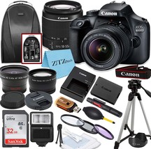 Canon Eos T100/4000D Dslr Camera With Ef-S 18-55Mm Lens, Sandisk Memory, Renewed - £493.05 GBP